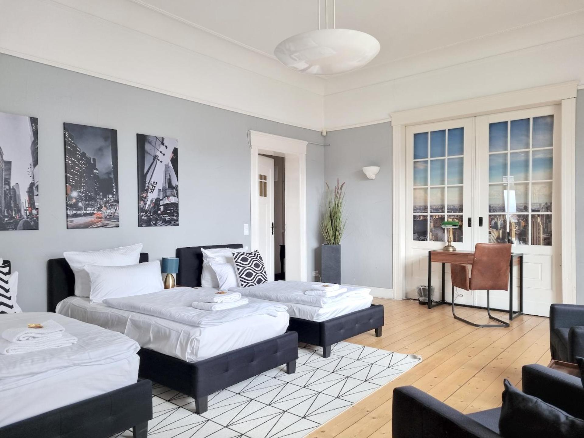Charysma - Jugendstil Trifft Moderne, Schlafzimmer Mit Smart-tv, Tischfussball, Darts, Parkplatz Apartment *